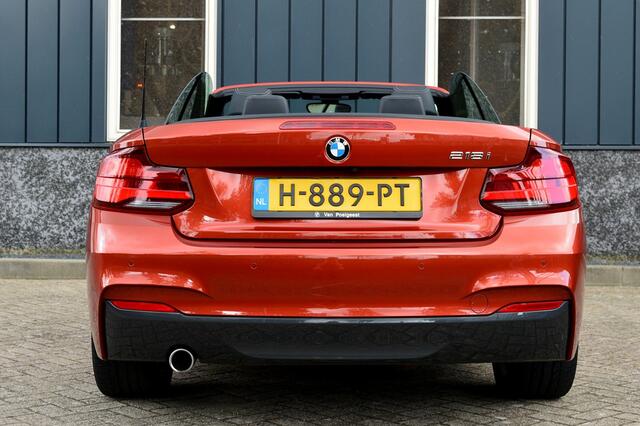 BMW 2-SERIE Cabrio 218i M-Sport High Executive Edition Rijklaarprijs-Garantie Navigatie Leder Sport interieur led camera windscherm