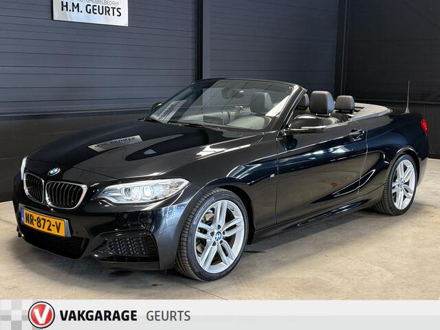 BMW 2-SERIE Cabrio 218i M Sport Automaat Leder Xenon Navi Clima Automaat Zeer Nette Auto!