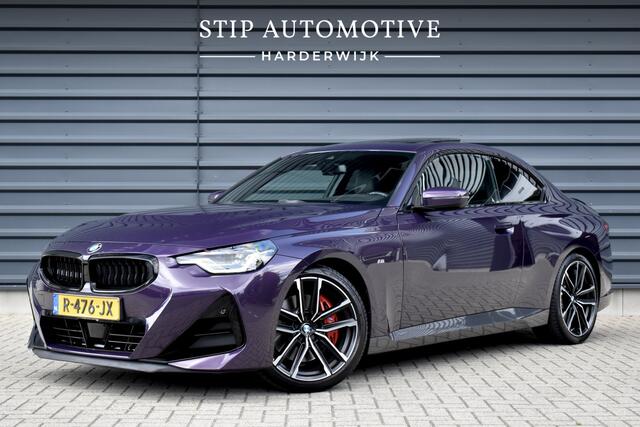 BMW 2-SERIE Coupé 220i High Executive M Sport | Schuif-/Kanteldak | 19'' Velgen | Elektrisch vers. Stoelen + Memory | Camera | CarPlay |