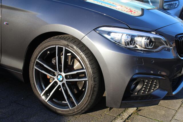 BMW 2-SERIE 220i Cabriolet High Executive M-Sport Automaat Leder Navi-pro Camera Stoelvw Harman/kardon 70222km