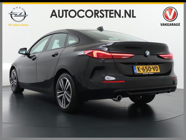 BMW 2-SERIE Gran Coupé 218I AUT-7 High Executive Sportst.+Leer+Stuur+Verwarmd Apple Carplay Camera Android Navi Sport line Live Cockpit Professional Plus Ecc Cruise Control Pdc Adap.Led Carbon-delen DAB Regen- en lichtsensor Speed Limit Info Connected services EURO6 