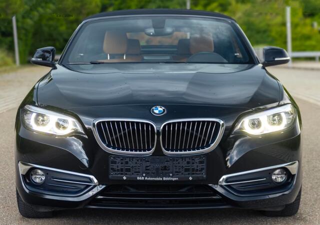 BMW 2-SERIE Cabrio 220iA EDITION-2 ** LED, COGNAC LEDER, NAVI, CAMERA, 17-inch LMV ** 1e EIG - UNFALLFREI ** ** INFORMEER OOK NAAR ONZE AANTREKKELIJKE FINANCIAL-LEASE TARIEVEN **