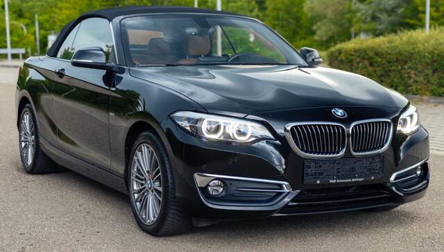 BMW 2-SERIE Cabrio 220iA EDITION-2 ** LED, COGNAC LEDER, NAVI, CAMERA, 17-inch LMV ** 1e EIG - UNFALLFREI ** ** INFORMEER OOK NAAR ONZE AANTREKKELIJKE FINANCIAL-LEASE TARIEVEN **
