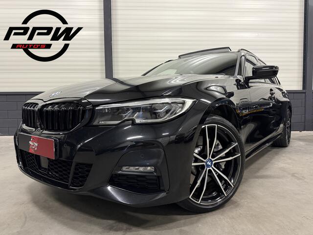 BMW 3-SERIE Touring 330e xDrive M-Sport PANO/LASER/360CAMERA/ADAPTIVE M-ONDERSTEL/ACC/LEER-ALCANTARA/19"BREEDSET/KEYLESS/SHADOW-LINE/NET OH BEURT GEHAD BIJ BMW DEALER