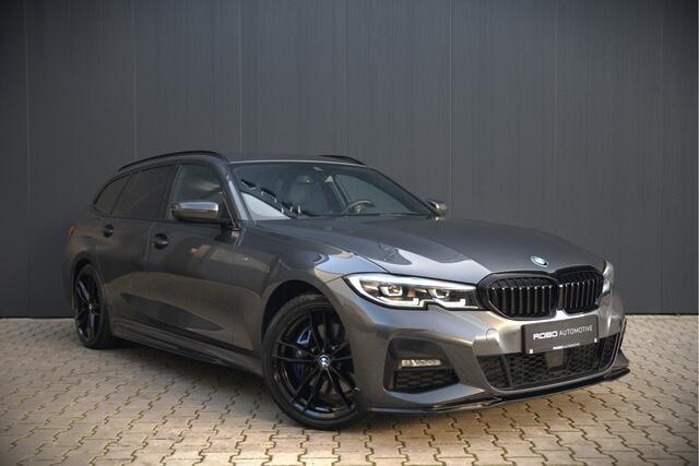 BMW 3-SERIE Touring 330e High Executive M Sport | M Performance | PDC | Leer | Hifi | Ambiance Verlichting | Stoelverwarming | Adaptive Cruise Control | BTW | LED | Shadow Line | Keyless | Navigatie Prof. | DAB | Elek. Trekhaak