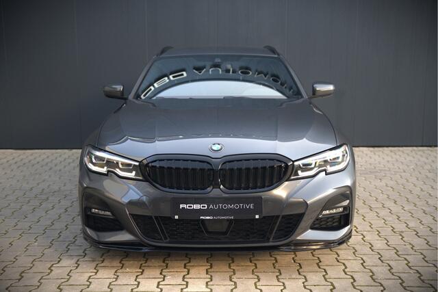 BMW 3-SERIE Touring 330e High Executive M Sport | M Performance | PDC | Leer | Hifi | Ambiance Verlichting | Stoelverwarming | Adaptive Cruise Control | BTW | LED | Shadow Line | Keyless | Navigatie Prof. | DAB | Elek. Trekhaak