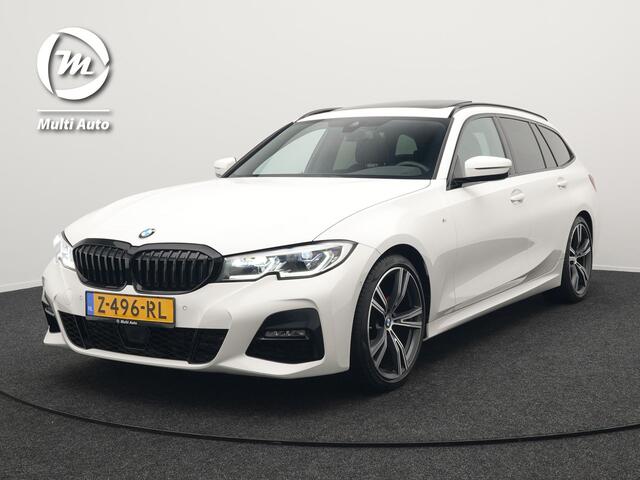 BMW 3-SERIE Touring 320i M Sport Automaat 184 pk Dealer O.H. | Panodak | Adaptive Cruise | Laser LED | Adaptive Onderstel | Lederen Sportstoelen Memory | Keyless | Carplay |