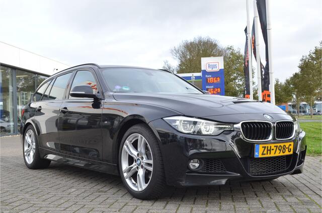 BMW 3-SERIE Touring 318i M Pakket Vol Leer St.verw. Elek. Achterklep Zwarte Raamlijsten Led Koplamp.