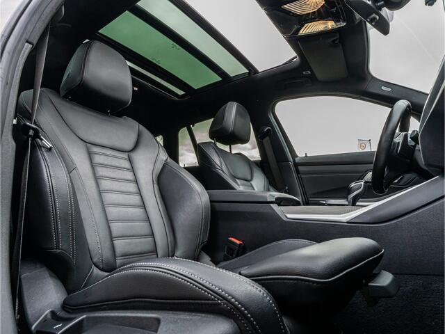 BMW 3-SERIE Touring 330e xDrive High Exe M-Sport PANO SHADOW LINE LASER HUD CAMERA ELEK TREKHAAK LEDER