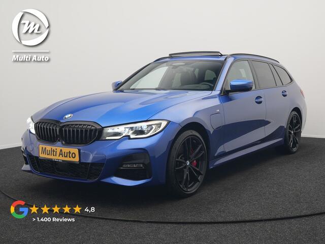BMW 3-SERIE Touring 330e M Sport Plug In Hybrid 293pk Dealer O.H. PHEV | Panodak | Head Up | 360 Camera | Adaptive Cruise | Harman & Kardon | Nappa Lederen Sportstoelen Memory & Verwarmd | Adaptief Onderstel | Laser LED | Apple Carplay | Sfeerverlichting |
