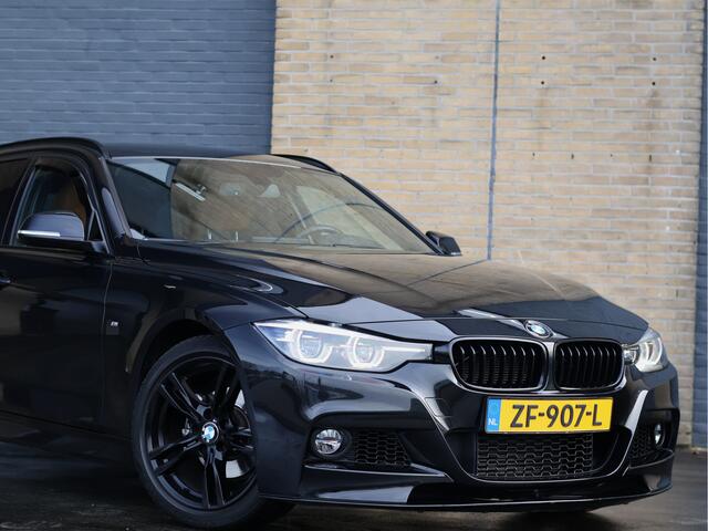 BMW 3-SERIE Touring 318i M Sport Automaat | Navi | LED | Shadow Line | Cognac Leder | Org. NL |