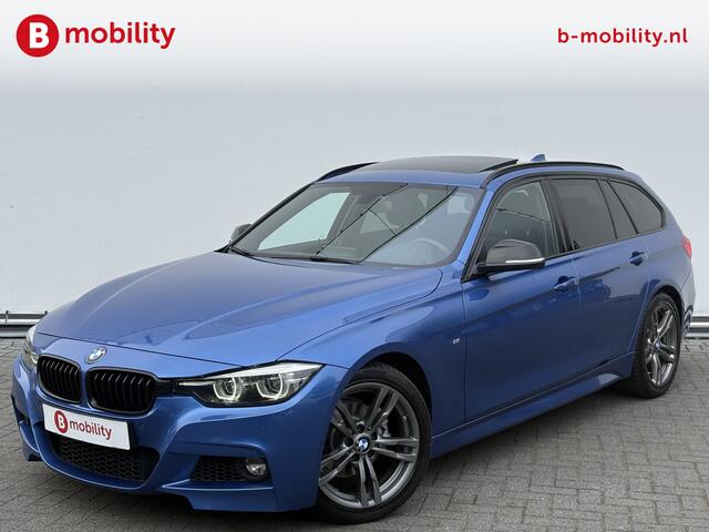 BMW 3-SERIE Touring 318i High Executive M-Sport Trekhaak 1300kg Apple CarPlay | Panoramadak | Leer | Stoelverwarming