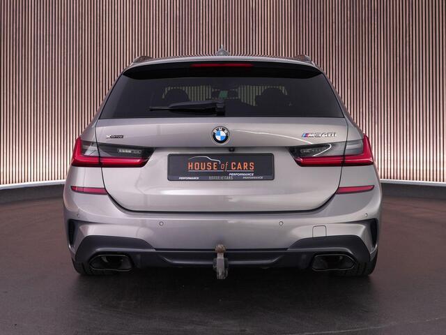 BMW 3-SERIE M340i xDrive Touring 374pk High Executive |dealer onderhouden|EU-auto|M-sport|KW schroefset|schuif/kantel dak|Harman&Kardon|Laser LED|HUD|elek. trekhaak|360 camera|stoel & stuurverwarming|elek. achterklep|