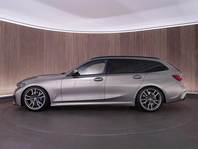 BMW 3-SERIE M340i xDrive Touring 374pk High Executive |dealer onderhouden|EU-auto|M-sport|KW schroefset|schuif/kantel dak|Harman&Kardon|Laser LED|HUD|elek. trekhaak|360 camera|stoel & stuurverwarming|elek. achterklep|