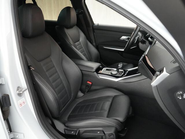 BMW 3-SERIE M340i xDrive Touring 374pk High Executive |Hockenheim Silver|M-sport stoelen|Laser LED|HUD|Apple Carplay|parkeercamera|stoelverwarming|ACC|19" lichtmetalen velgen|