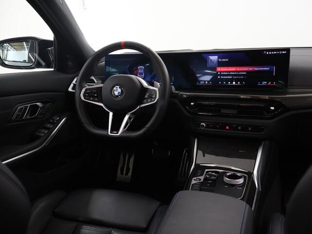 BMW 3-SERIE M340d xDrive | M-Pakket Pro | NL Auto | Schuif/Kanteldak | M-Sport Sportstoelen | Lederen Interieur | Curved Display | 360 Camera | Adaptieve Cruise Control | Ele. verstelbare stoelen + Geheugen | Harman/Kardon |