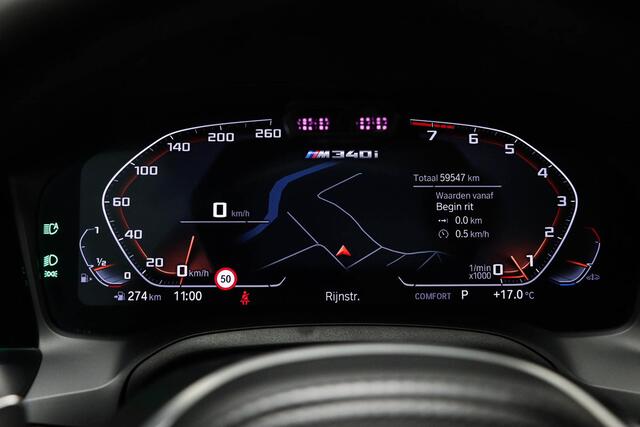 BMW 3-SERIE Touring M340i xDrive High Executive | DRIVING PROFESSIONAL PACK | LASER LED | PANORAMADAK | HEAD UP | STUURVERWARNING | EIBACH | CAMERA | 19"