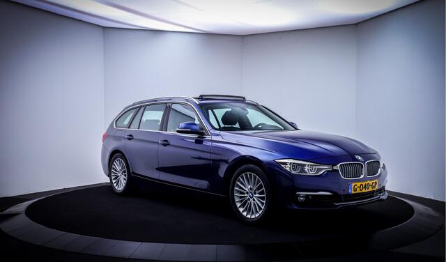 BMW 3-SERIE Touring 318iA LUXURY Edition PANO | FULL LED | LEDER | ELEK TREKHAAK | NAVI | STOELVERW | PDC V+A | LMV