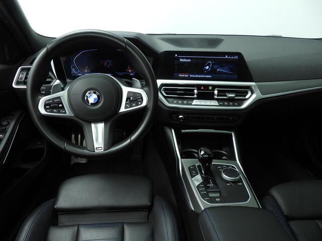BMW 3-SERIE Touring 330i xDrive | M-Sportpakket | LED | Leder | Navigatie | Active cruise | Panoramadak | Trekhaak | DAB | Hifi speakers | Alu 18 inch