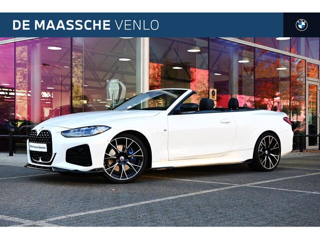 BMW 4-SERIE Cabrio M440i xDrive High Executive Automaat / M Adaptief onderstel / Verwarmd stuurwiel / Air Collar / Stoelverwarming / Driving Assistant Professional / Harman Kardon