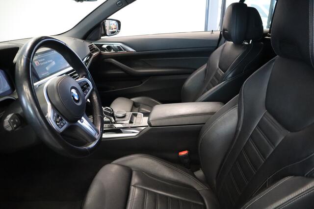 BMW 4-SERIE Cabrio M440i xDrive High Executive 374 PK Navigatie 360Camera Volleder Apple carplay 19LMV Head up