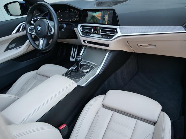 BMW 4-SERIE Cabrio M440i 374pk xDrive High Executive Automaat Headup-display / Trekhaak / Stuur- en nekverwarming