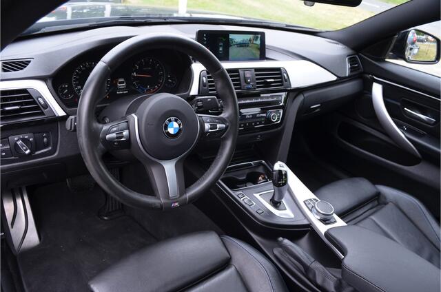 BMW 4-SERIE Gran Coupé 418i M Sport Schuif/-kantel dak | Leer | Trekhaak elektr | a.Camera | Groot navi | Stoelverwarming | DAB