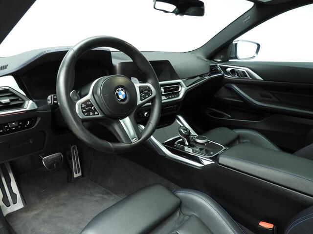 BMW 4-SERIE Coupe M440i xDrive | M-Sportpakket | Laserlicht | Leder | HUD | Schuifdak | Elektr. zetels | Keyles go | DAB | Harman-kardon sound | Alu 19 inch