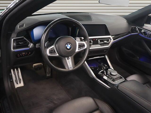 BMW 4-SERIE Cabrio 430i xDrive M-SPORT ** LED, NAVI+, LEDER, NEKVERW, 19-inch LMV, ZEER EXCL. ** UNFALLFREI - Ex BMW ** ** INFORMEER OOK NAAR ONZE AANTREKKELIJKE FINANCIAL-LEASE TARIEVEN **