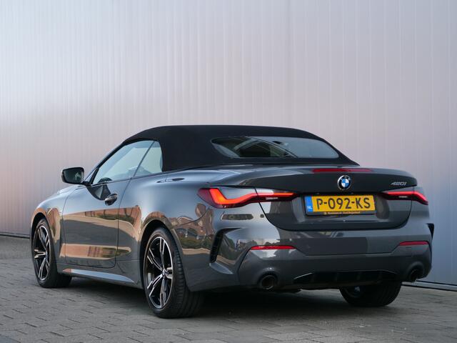 BMW 4-SERIE Cabrio 420i High Executive 184 Pk Automaat M-pakket / Navi / Leer / Camera / DAB / Apple Carplay