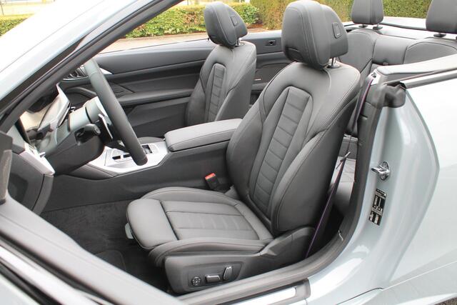 BMW 4-SERIE Cabrio 420i High Executive M Sport Automaat / Air Collar / Parking Assistant Plus / Comfort Access / Stuurverwarming / M Sportonderstel / Live Cockpit Professional