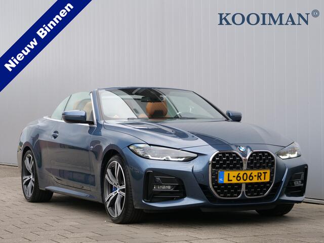 BMW 4-SERIE Cabrio 420i 184 Pk Automaat M-sport pakket Navi / DAB / Leer / Apple Carplay / Nekverwarming / Trekhaak