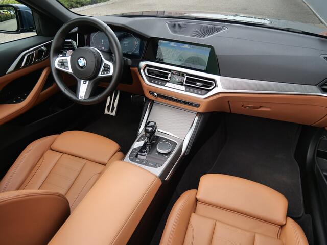 BMW 4-SERIE Cabrio 420i 184 Pk Automaat M-sport pakket Navi / DAB / Leer / Apple Carplay / Nekverwarming / Trekhaak