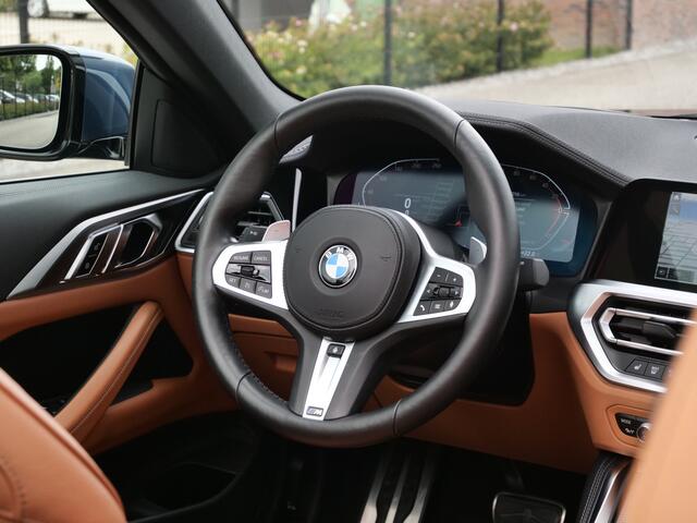 BMW 4-SERIE Cabrio 420i 184 Pk Automaat M-sport pakket Navi / DAB / Leer / Apple Carplay / Nekverwarming / Trekhaak