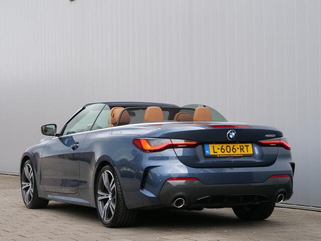 BMW 4-SERIE Cabrio 420i 184 Pk Automaat M-sport pakket Navi / DAB / Leer / Apple Carplay / Nekverwarming / Trekhaak