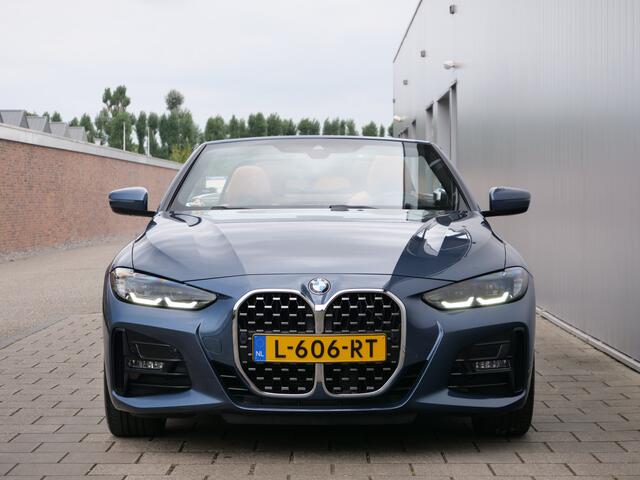 BMW 4-SERIE Cabrio 420i 184 Pk Automaat M-sport pakket Navi / DAB / Leer / Apple Carplay / Nekverwarming / Trekhaak