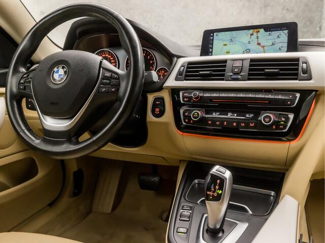 BMW 4-SERIE Gran Coupé 418i High Executive Automaat (GROOT NAVI, CLIMATE, LEDER, STOELVERWARMING, SPORTSTOELEN, GETINT GLAS, PARKEERSENSOREN, CRUISE, NIEUWE APK, NIEUWSTAAT)