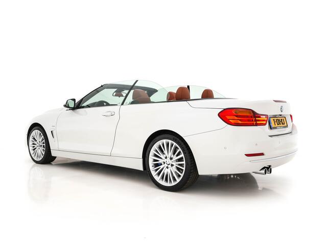 BMW 4-SERIE Cabrio 435d xDrive M-SportPack Centennial High-Executive Aut. *LUXURY-LEATHER | FULL-LED | ADAPTIVE-CRUISE | MEMORY-PACK | AIRSCARF | BLINDSPOT | HIFI-SOUND | KEYLESS | DAB+ | HEATED-SPORTSEATS | CAMERA | HEAD-UP | NAVI-FULLMAP | 19''ALU*