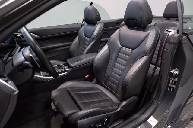 BMW 4-SERIE 420i M-Sport 184 PK Aut Cabriolet, Head-up, Harman Kardon, El.trekhaak, Leder, 19 M-sport LM