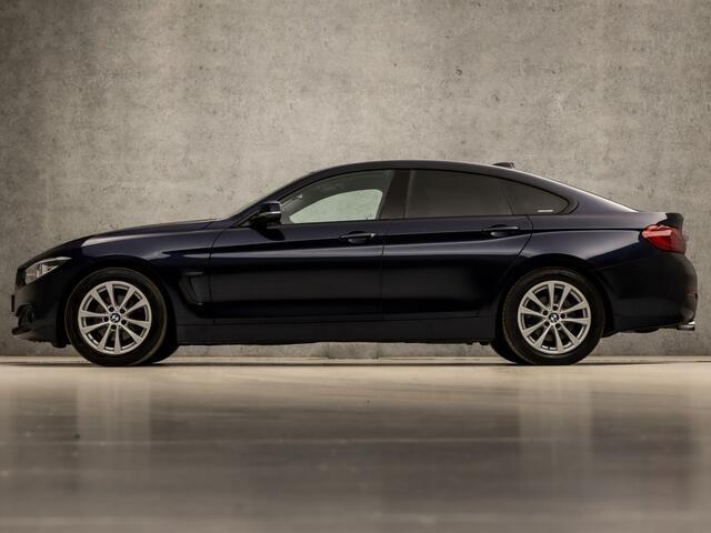 BMW 4-SERIE Gran Coupé 420i High Executive 184Pk Automaat (GROOT NAVI, CLIMATE, LEDER, STOELVERWARMING, GETINT GLAS, SPORTSTOELEN, PARKEERSENSOREN, LED KOPLAMPEN, NIEUWE APK, NIEUWSTAAT)