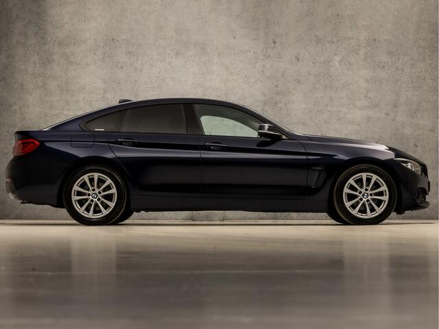 BMW 4-SERIE Gran Coupé 420i High Executive 184Pk Automaat (GROOT NAVI, CLIMATE, LEDER, STOELVERWARMING, GETINT GLAS, SPORTSTOELEN, PARKEERSENSOREN, LED KOPLAMPEN, NIEUWE APK, NIEUWSTAAT)