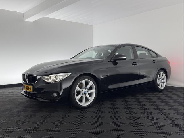 BMW 4-SERIE Gran Coupé 420d Centennial High Executive (INCL-BTW) Aut. *NAVI-FULLMAP | FULL-LEATHER | HEATED- COMFORTSEATS | ECC | BI-XENON | KEYLESS | MEMORY-PACK | PDC | 18'' ALU*
