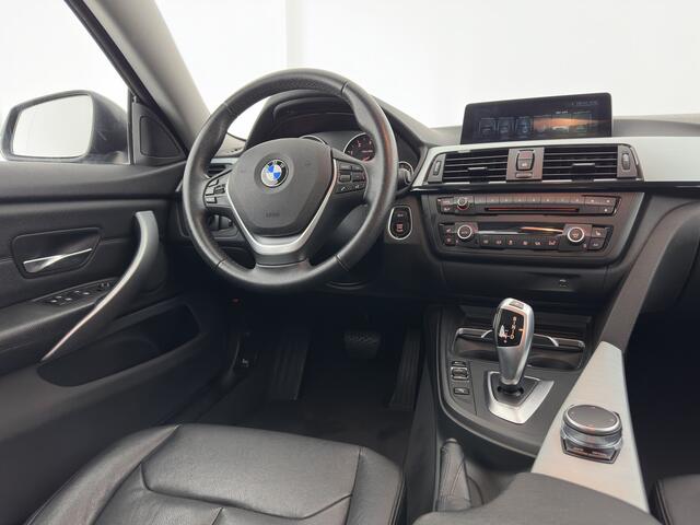 BMW 4-SERIE Gran Coupé 420d Centennial High Executive (INCL-BTW) Aut. *NAVI-FULLMAP | FULL-LEATHER | HEATED- COMFORTSEATS | ECC | BI-XENON | KEYLESS | MEMORY-PACK | PDC | 18'' ALU*