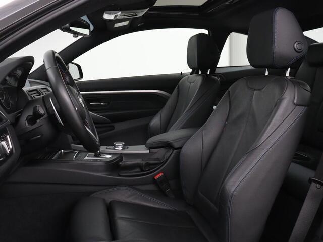 BMW 4-SERIE Coupé 418i M Sport | Schuifdak | Leder | Stoelverwarming | 20'' | Sportstoelen | Full LED | Navigatie | Parkeerhulp | Climate control | Cruise control | 74.200km NAP