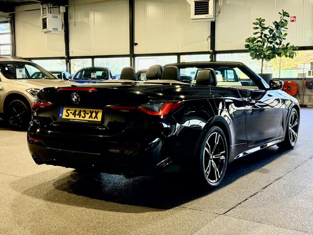 BMW 4-SERIE Cabrio 420i High Executive H/K | Camera |Stoel/stuur/nek verwarming | Carplay | Navigatie