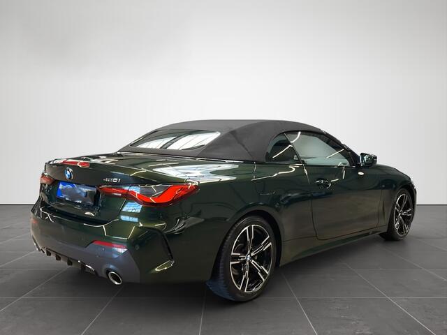 BMW 4-SERIE Cabrio 420iA M-SPORT ** LED, NAVI+, LEDER, MEMORY, ALARM, AMBIENTE, 18-inch LMV ** 1e EIG - UNFALLFREI ** ** INFORMEER OOK NAAR ONZE AANTREKKELIJKE FINANCIAL-LEASE TARIEVEN **