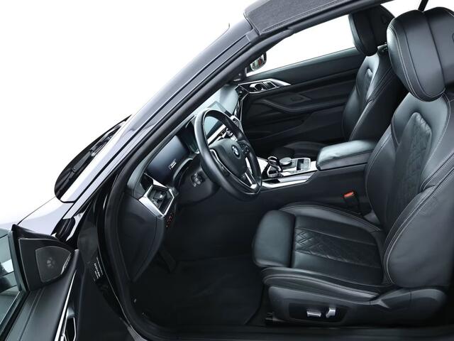 BMW 4-SERIE Cabrio 430iA ** LED, NAVI+, HuD, BMW IND. LEDER, STOELVENT, NEKVERW, 18-inch LMV ** 1e EIG - Slechts 23.230km. ** ** INFORMEER OOK NAAR ONZE AANTREKKELIJKE FINANCIAL-LEASE TARIEVEN **