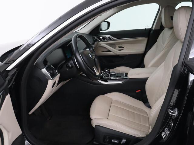 BMW 4-SERIE Gran Coupé 420i Edition Plus | Trekhaak | Stoelverwarming | Memory | Carplay | Leder | Navigatie | Camera | Achterbankverwarming | Keyless | Full LED | Sportstoelen