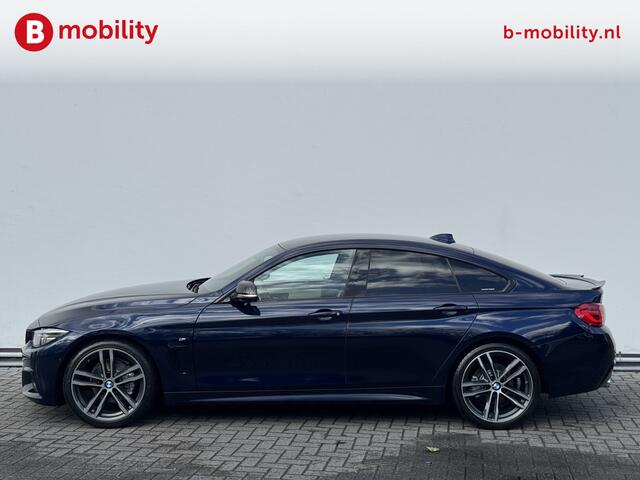 BMW 4-SERIE Gran Coupé 420i High Executive M-Sport 'Tansanit-Blau' Apple CarPlay | Harman/Kardon | Head-Up | DAB Audio | Leer | 360 Camera