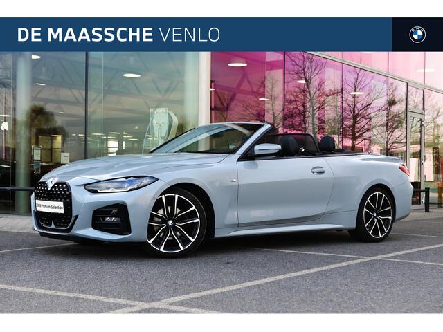BMW 4-SERIE Cabrio 420i High Executive M Sport Automaat / Achteruitrijcamera / Air Collar / Stoelverwarming / Active Cruise Control / Ambiance verlichting / Stuurverwarming